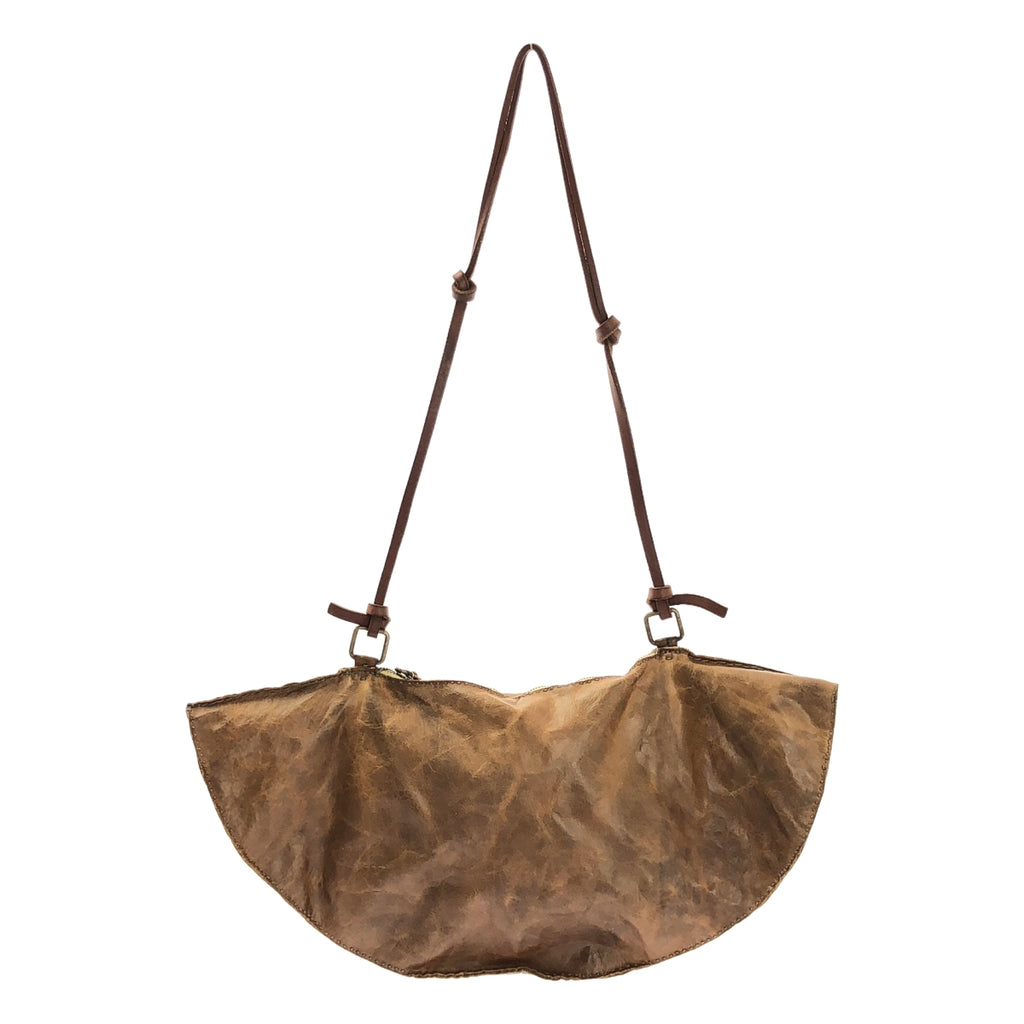 【美品】  ISABELLA STEFANELLI / イザベラステファネリ | ANDY  Leather bagレザー ショルダーバッグ | ブラウン | メンズ