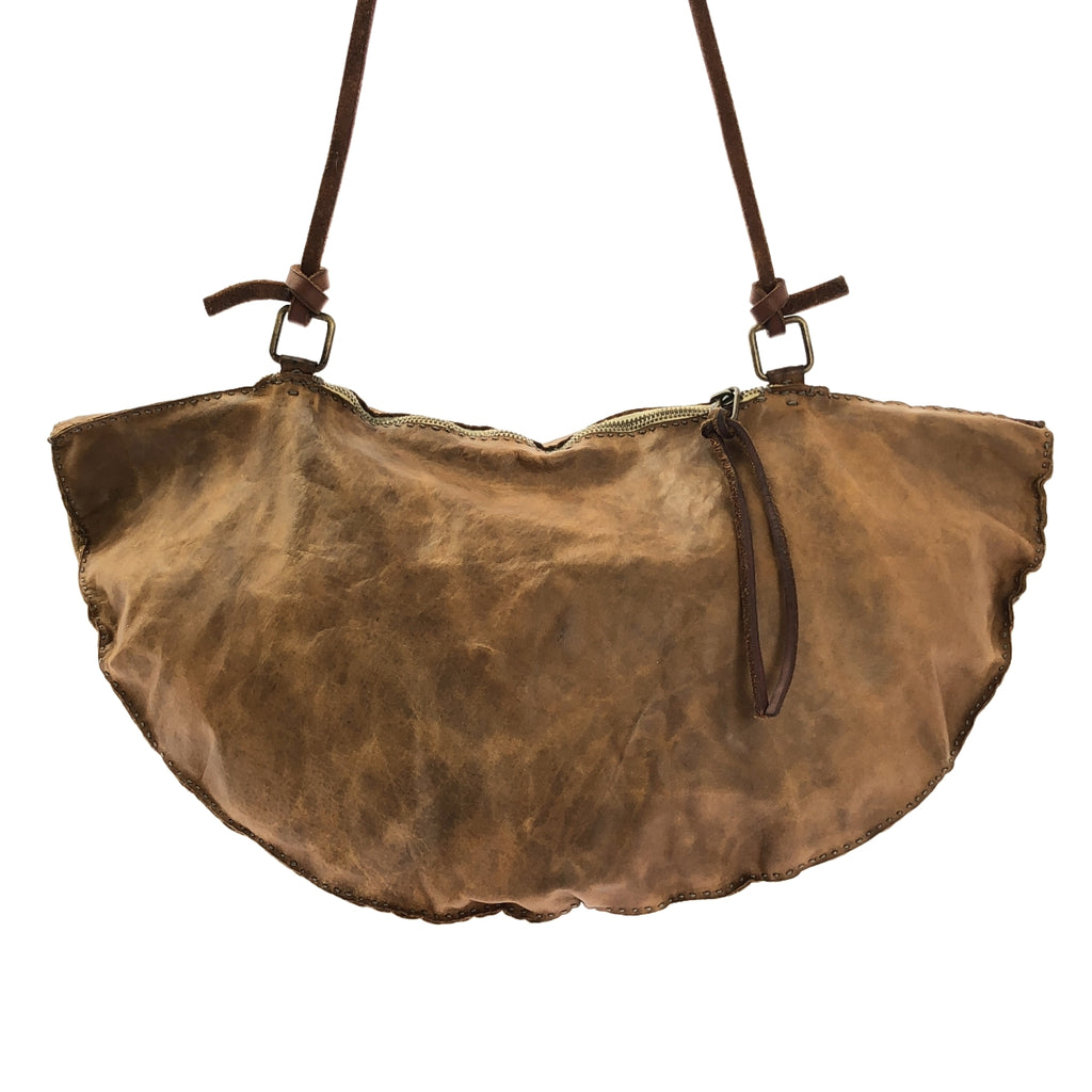 【美品】  ISABELLA STEFANELLI / イザベラステファネリ | ANDY  Leather bagレザー ショルダーバッグ | ブラウン | メンズ