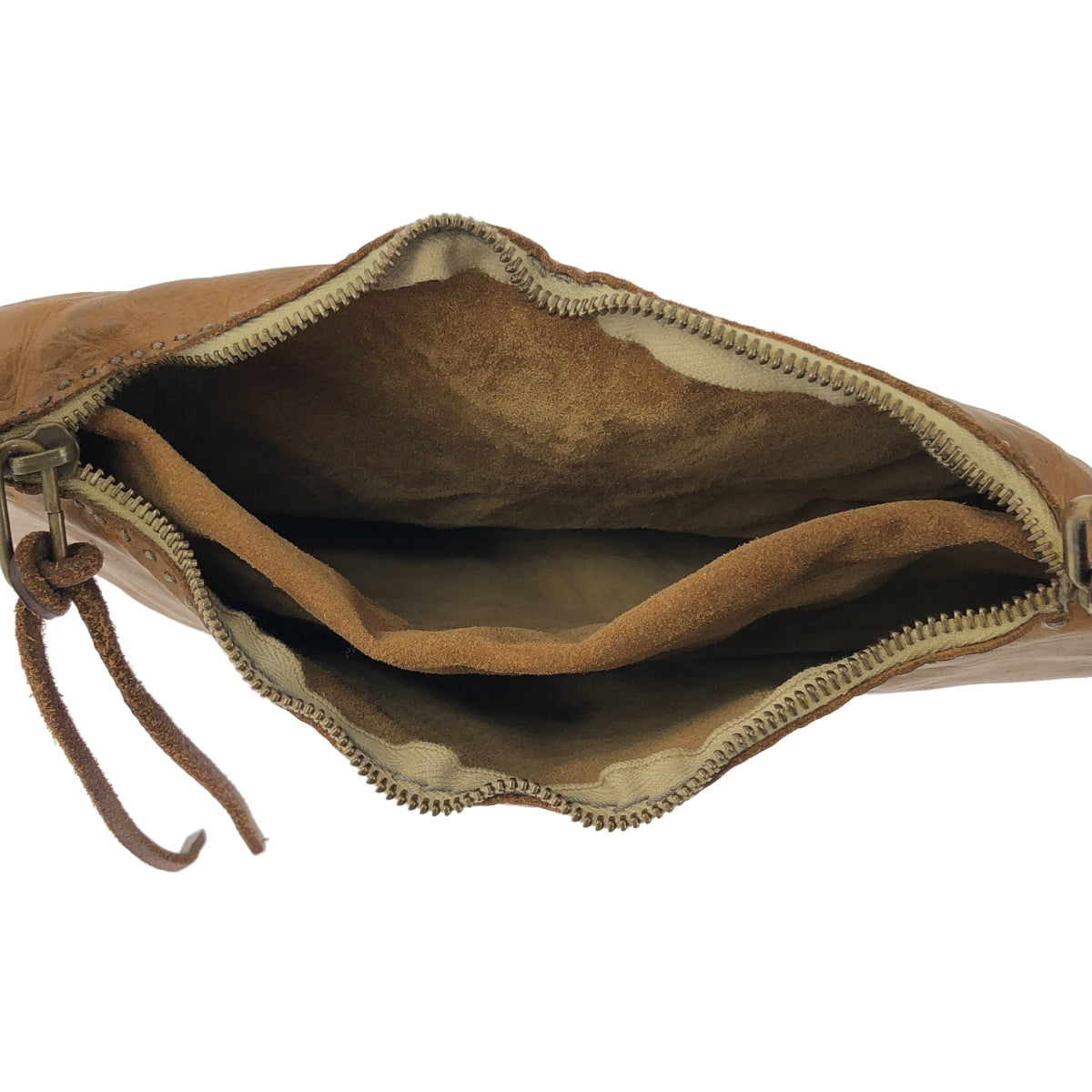 【美品】  ISABELLA STEFANELLI / イザベラステファネリ | ANDY  Leather bagレザー ショルダーバッグ | ブラウン | メンズ