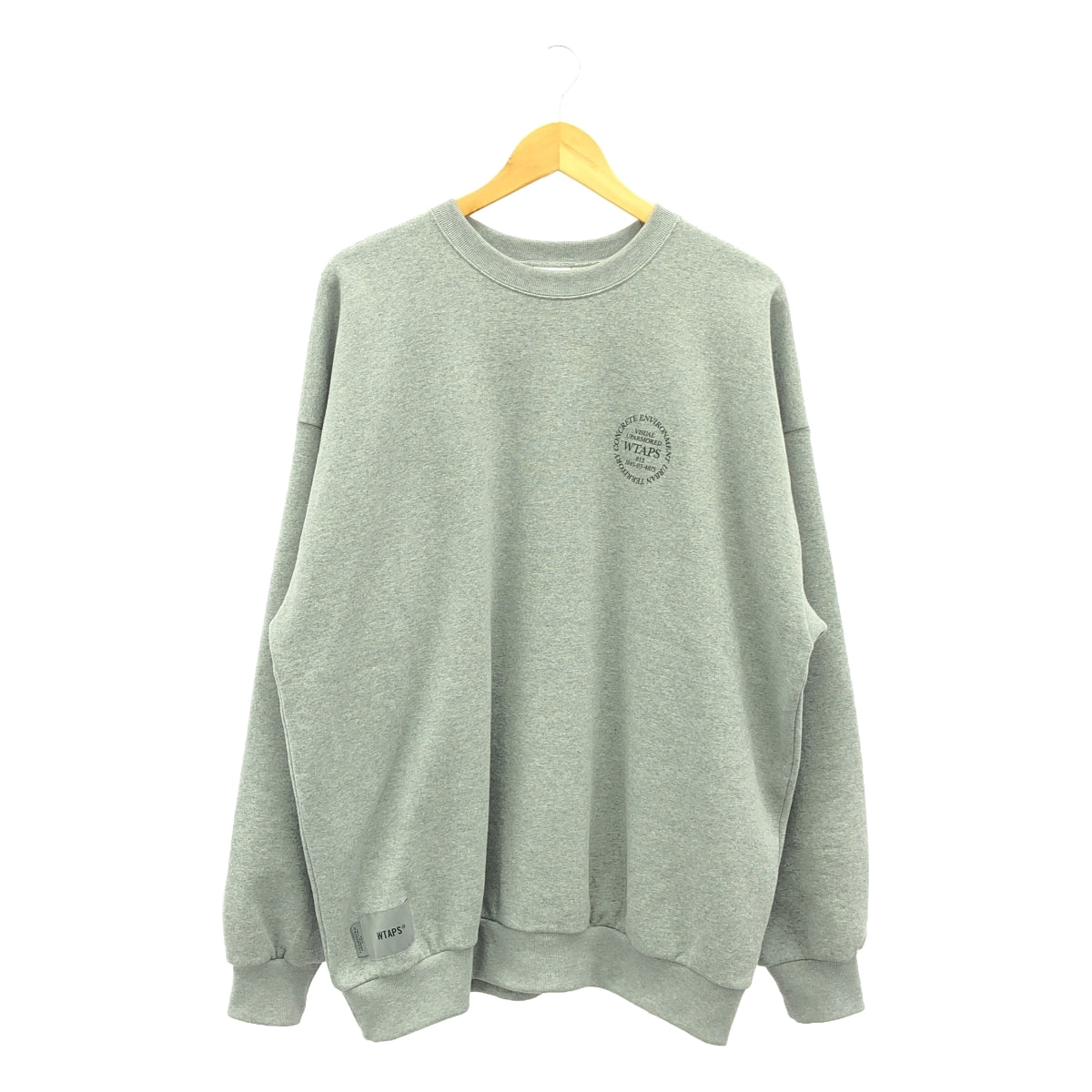 WTAPS / ダブルタップス | 2023AW | INGREDIENTS SWEATER ロゴ プリント スウェット | 4 | グレー | メンズ