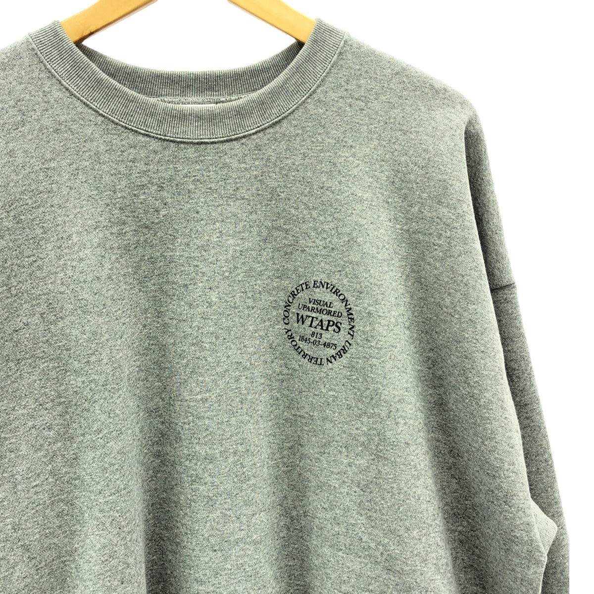 WTAPS / ダブルタップス | 2023AW | INGREDIENTS SWEATER ロゴ プリント スウェット | 4 | グレー | メンズ