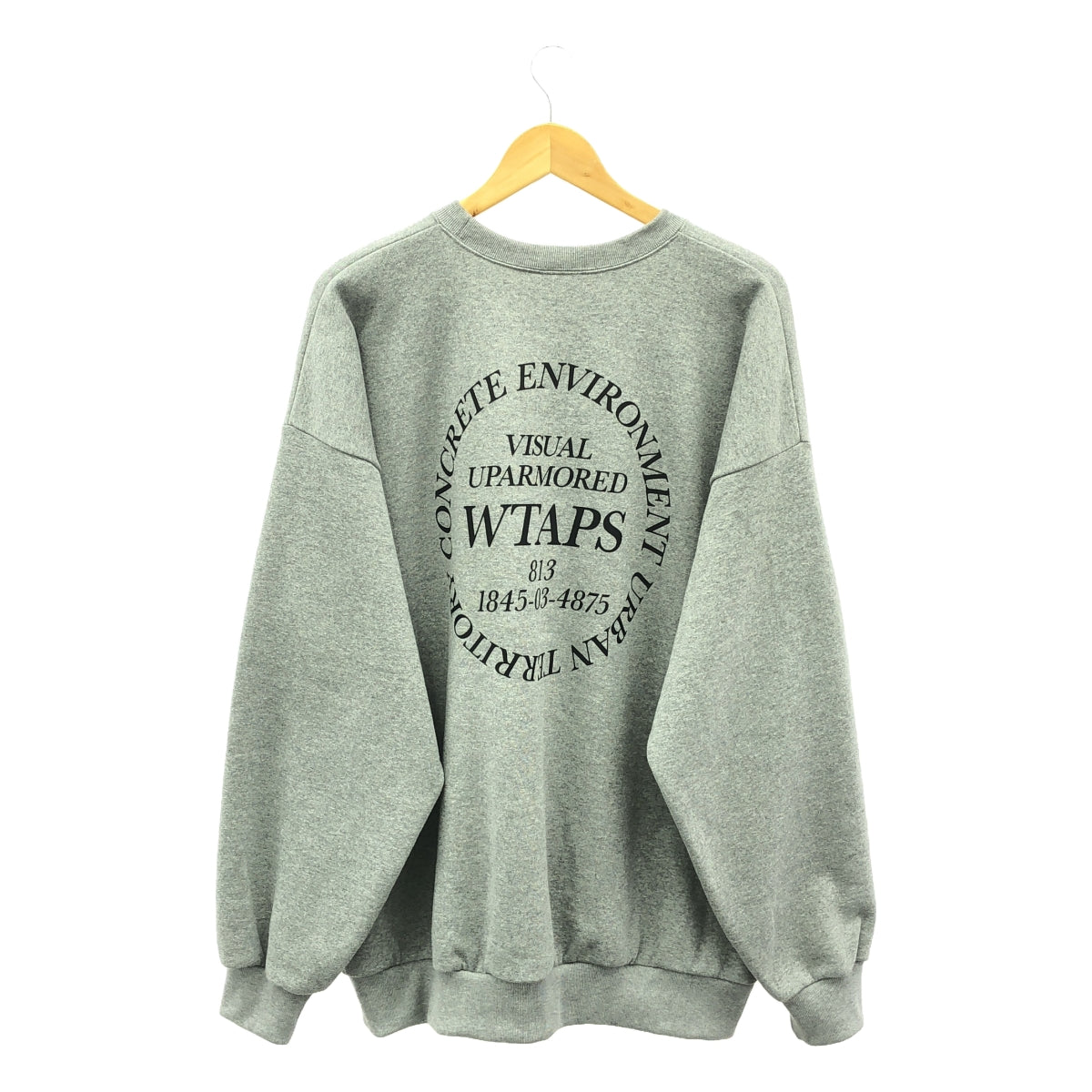 WTAPS / ダブルタップス | 2023AW | INGREDIENTS SWEATER ロゴ プリント スウェット | 4 | グレー | メンズ