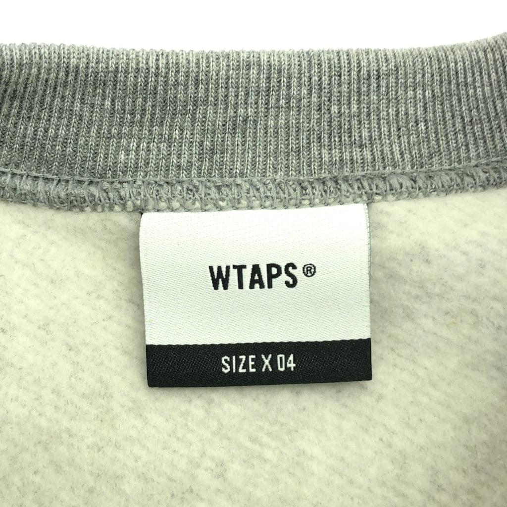 WTAPS / ダブルタップス | 2023AW | INGREDIENTS SWEATER ロゴ プリント スウェット | 4 | グレー | メンズ