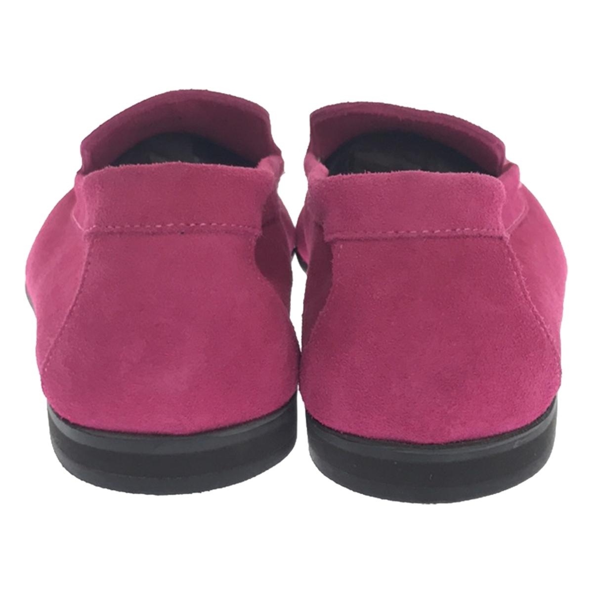 [Good Condition] DI MELLA / Di Mella | SUEDE SLIP-ON Suede Leather Slip-On Shoes | 37 | Pink | Women's