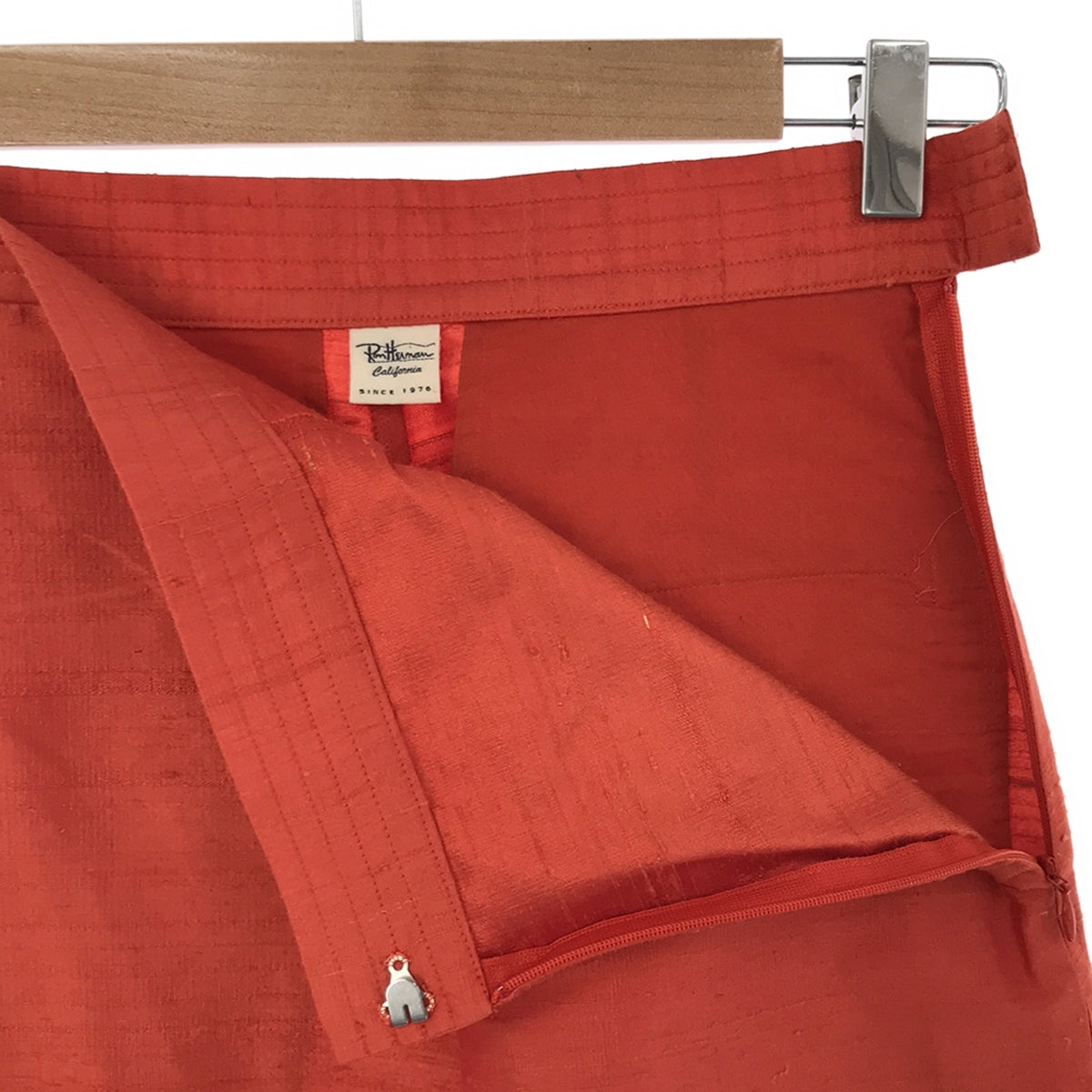 Ron Herman | Silk Long Skirt | XA | Orange | Women's