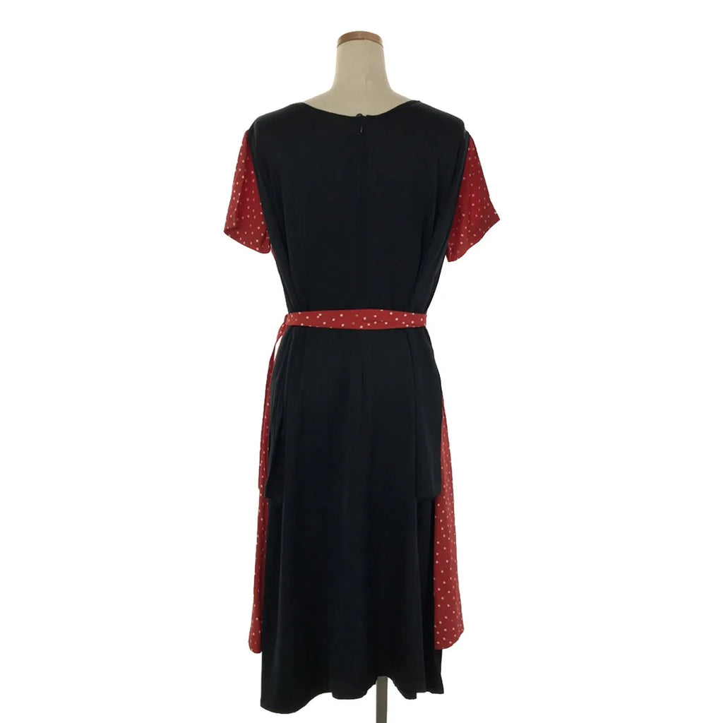 VETEMENTS / ヴェトモン | emoji ドット ワンピース | S | ネイビー/レッド | レディース