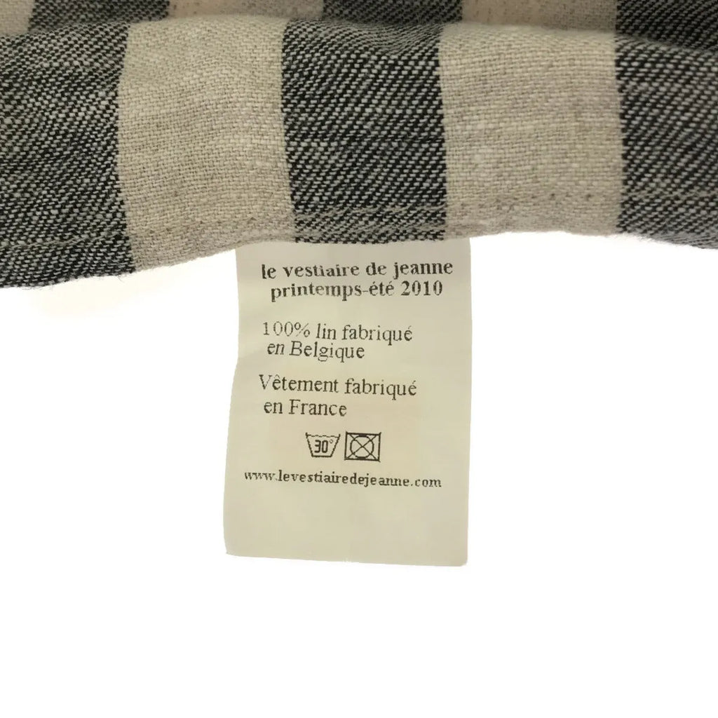 Le Vestiaire de Jeanne / ル ヴェスティエール ド ジャンヌ | リネン ボーダー切替 ワンピース |