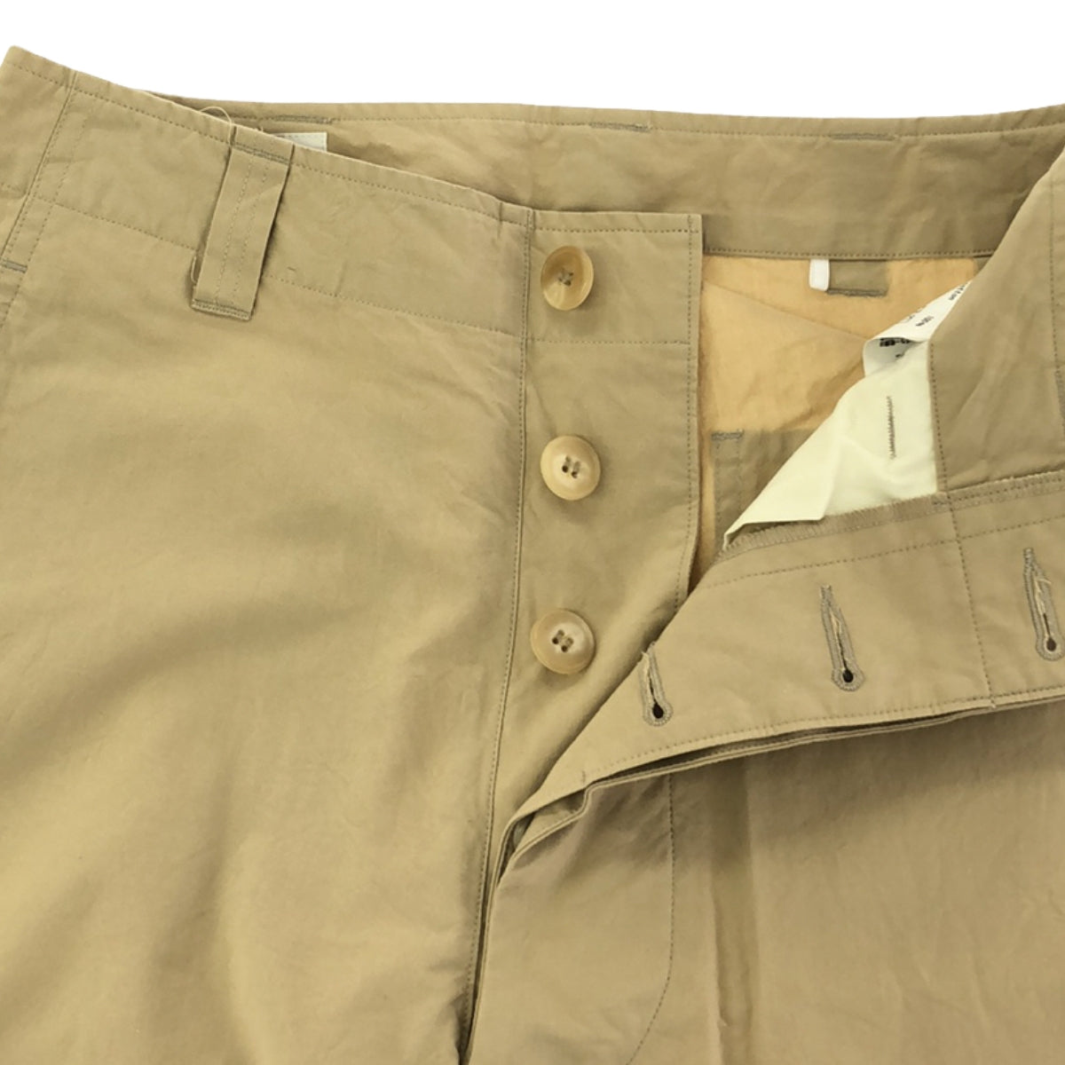 holk / Hawk | 2022SS | fatigue pants side adjuster fatigue pants | 1 | beige | men's