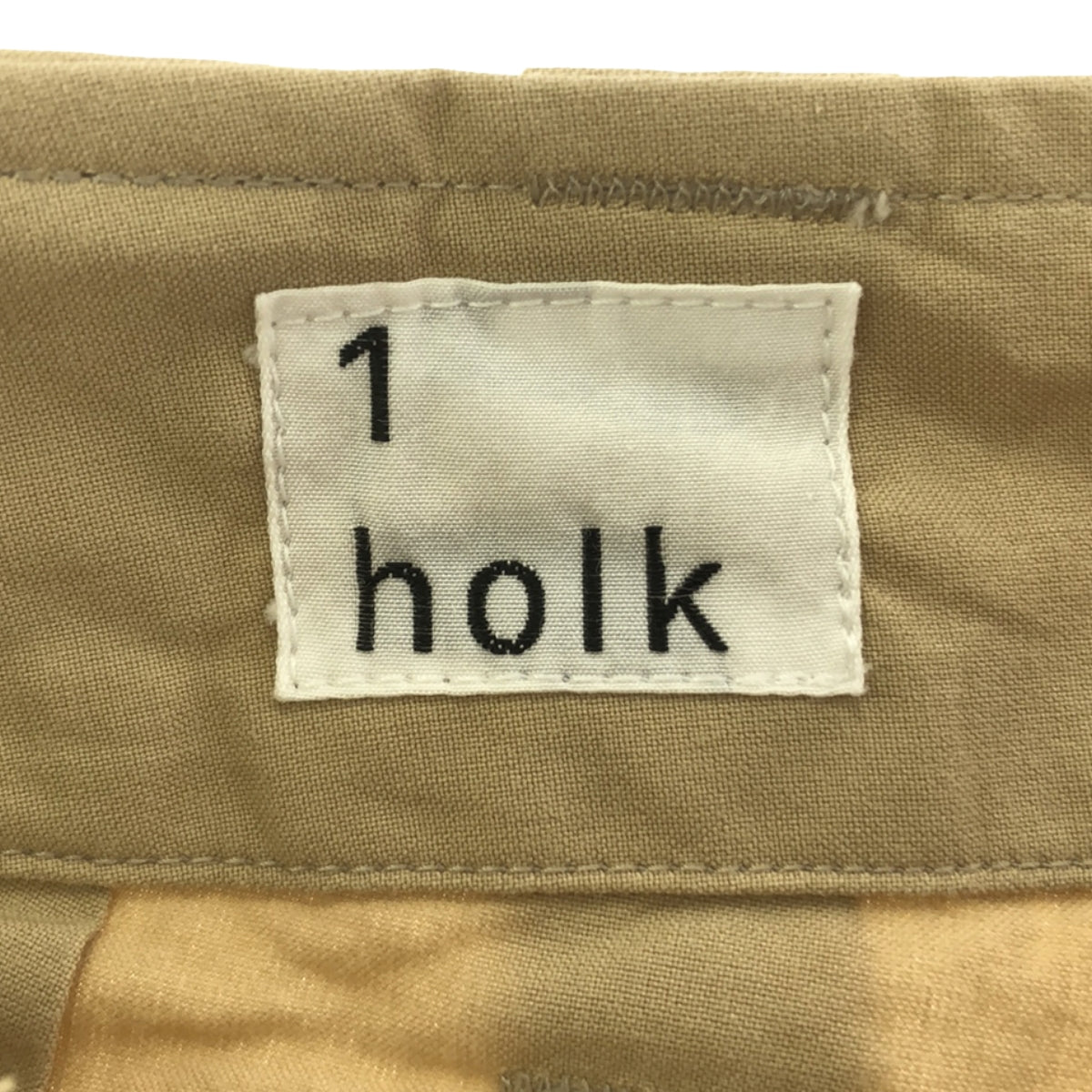 holk / Hawk | 2022SS | fatigue pants side adjuster fatigue pants | 1 | beige | men's