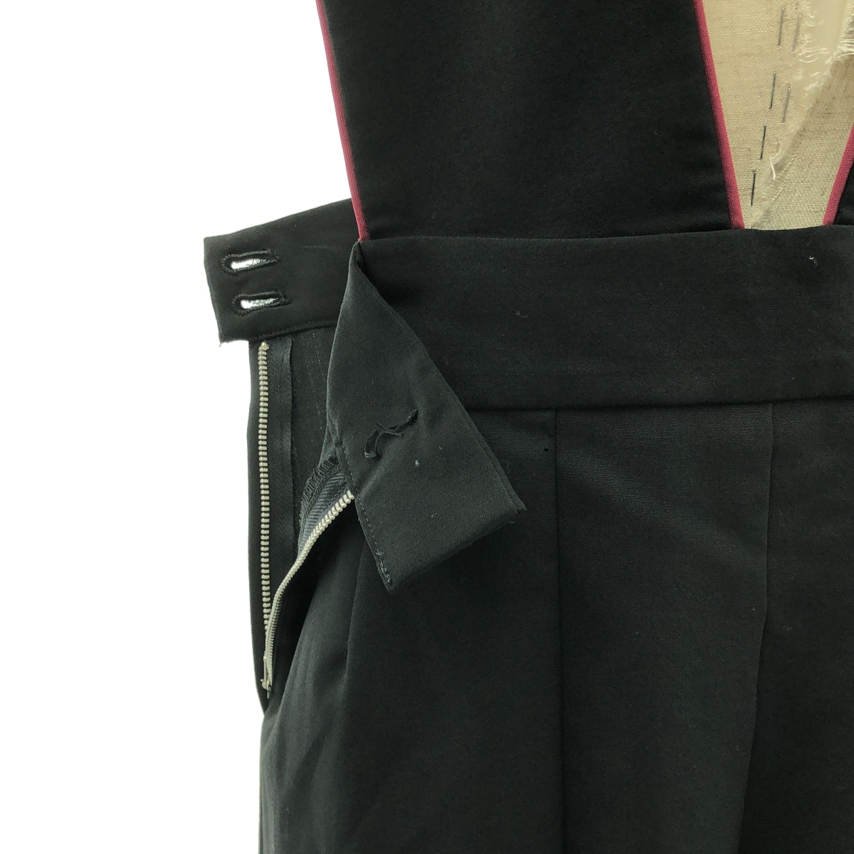 robe de chambre COMME des GARCONS / 로브드 샹블 콤 데 갤슨 | 2002SS | 울 파이핑 점퍼 스커트 | M |