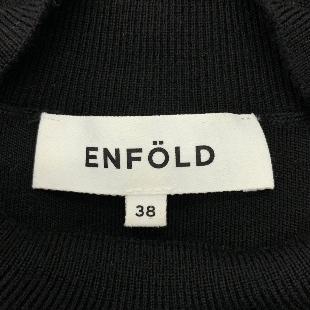 ENFOLD | 簡約多層圓領連身裙 | 尺寸 38 | 女款