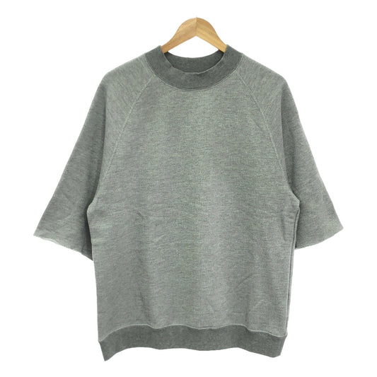 【美品】  ES:S / エス | 2024SS | CUT-OFF SLEEVE SWEAT SHIRT / カットオフスリーブ スウェット プルオーバー | M | グレー | レディース