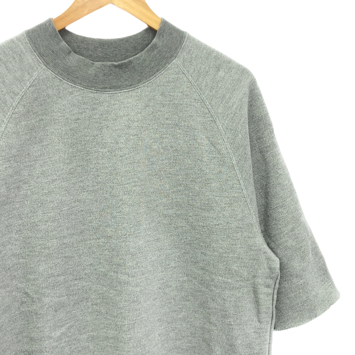 【美品】  ES:S / エス | 2024SS | CUT-OFF SLEEVE SWEAT SHIRT / カットオフスリーブ スウェット プルオーバー | M | グレー | レディース