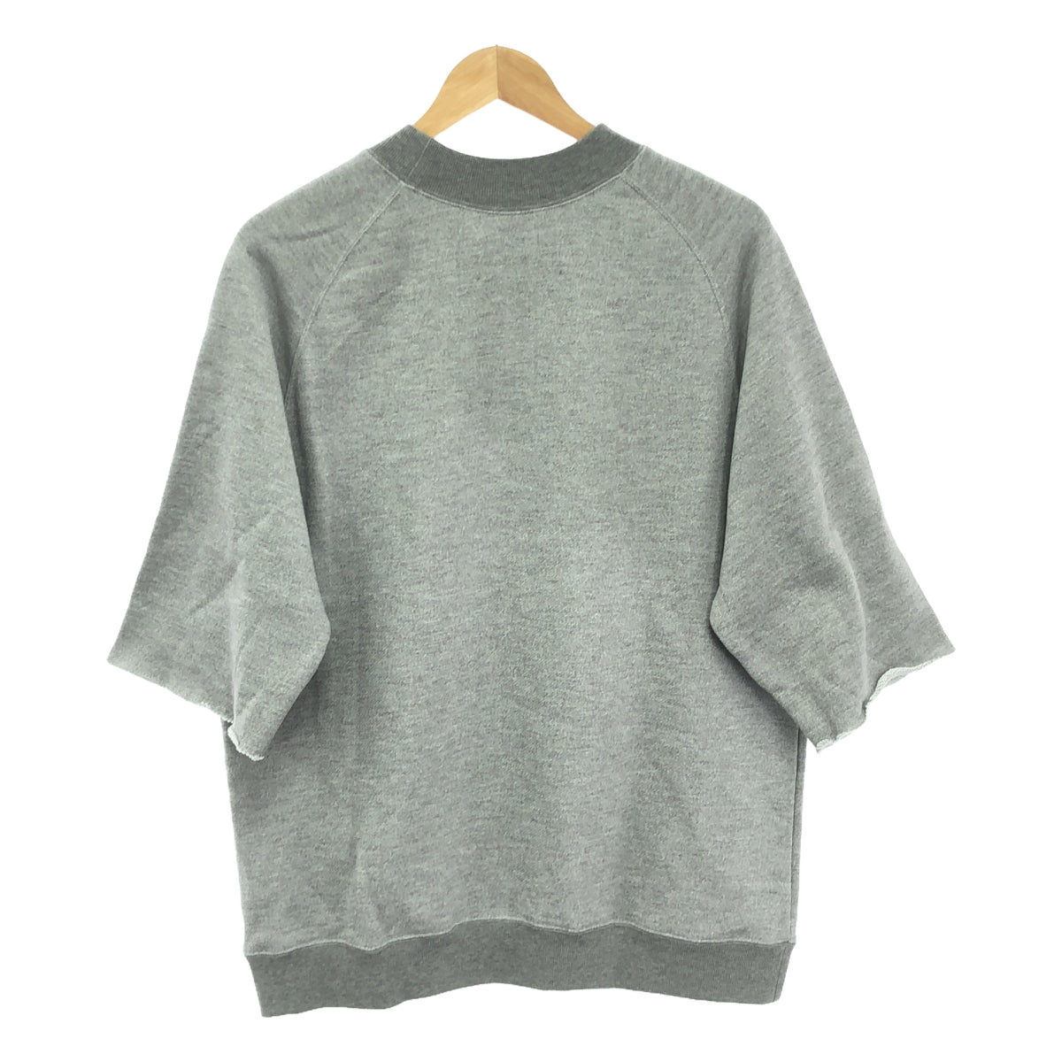 【美品】  ES:S / エス | 2024SS | CUT-OFF SLEEVE SWEAT SHIRT / カットオフスリーブ スウェット プルオーバー | M | グレー | レディース