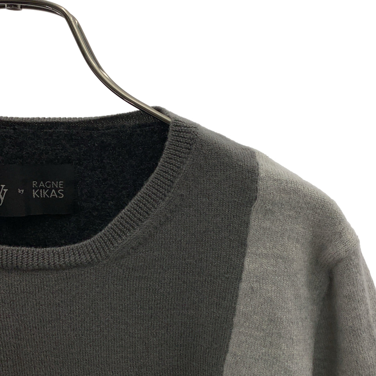 plyy by RAGNE KIKAS / プライバイラグネキカス | ウール パッチ クルーネック ニット セーター | 2 | レディース