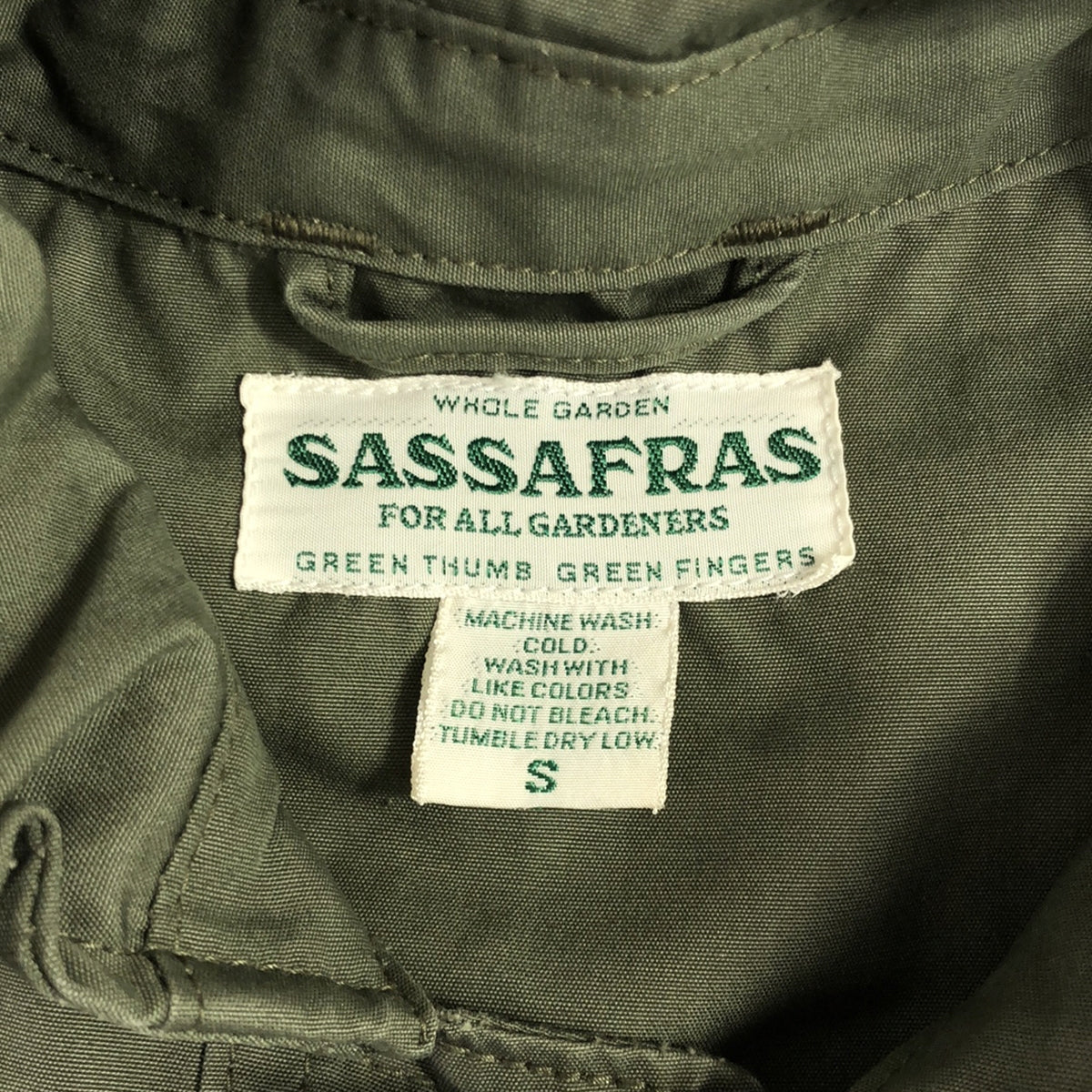 SASSAFRAS / ササフラス | OVERGROWN HIKER JACKET オーバーグロウン ハイカージャケット | S | カー – KLD