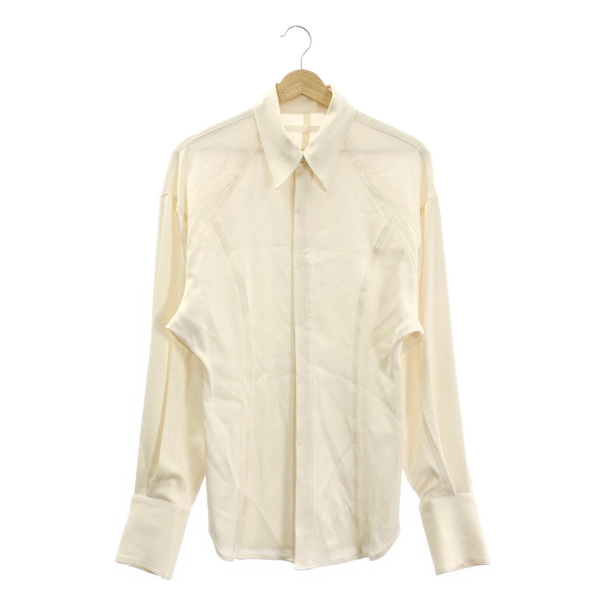 KANAKO SAKAI / 카나코 사카이 | SATIN SHIRT 새틴 오버사이즈 셔츠 | 34 |