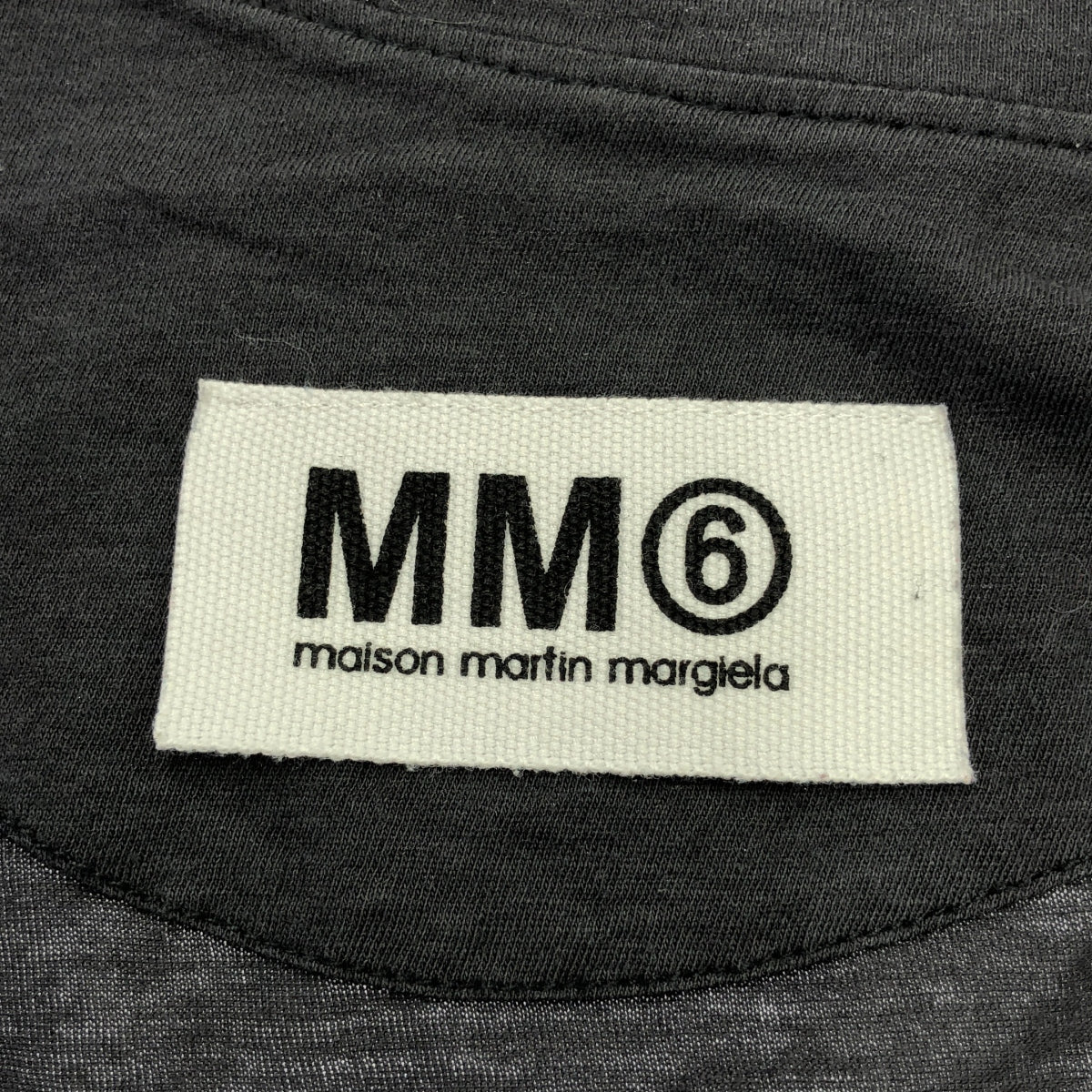 MM6 Maison Martin Margiela / エムエムシックスメゾンマルタンマルジェラ | コットン Vネック アシンメトリー Tシャツ | M | レディース