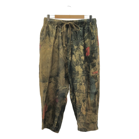 UMA WANG / ユマワン | 2021SS | PIGIAMA PANTS / 総柄 スラックス パンツ | S | メンズ