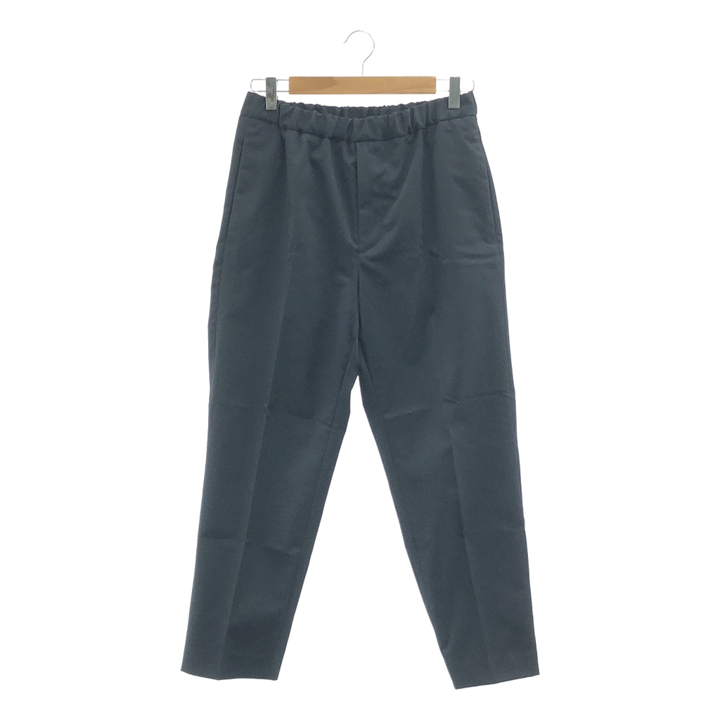 【新品】  URU / ウル | POLYESTER KERSEY EASY PANTS ポリエステルカルゼ イージーパンツ | 2 | ネイビー | メンズ