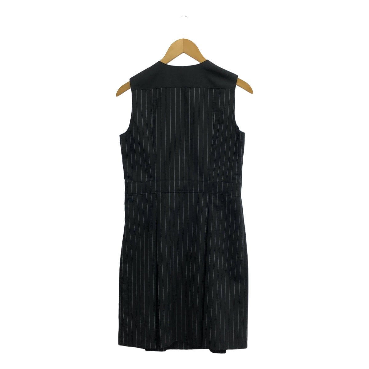 DIESEL BLACK GOLD / ディーゼルブラックゴールド | ストライプ 切替 ストーン付 ワンピース | 40 | ブラック | レディース