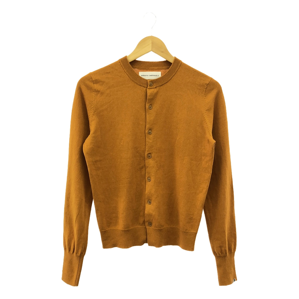 extreme cashmere / エクストリームカシミヤ | Little Bit Cotton Cashmere Cardigan カーディガン | オレンジ | レディース