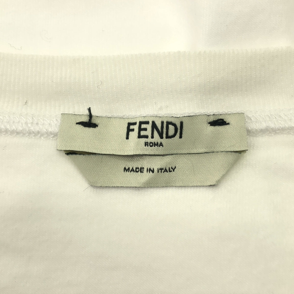 FENDI / フェンディ | コットン ズッカ ビックロゴ カットソー | 38 |