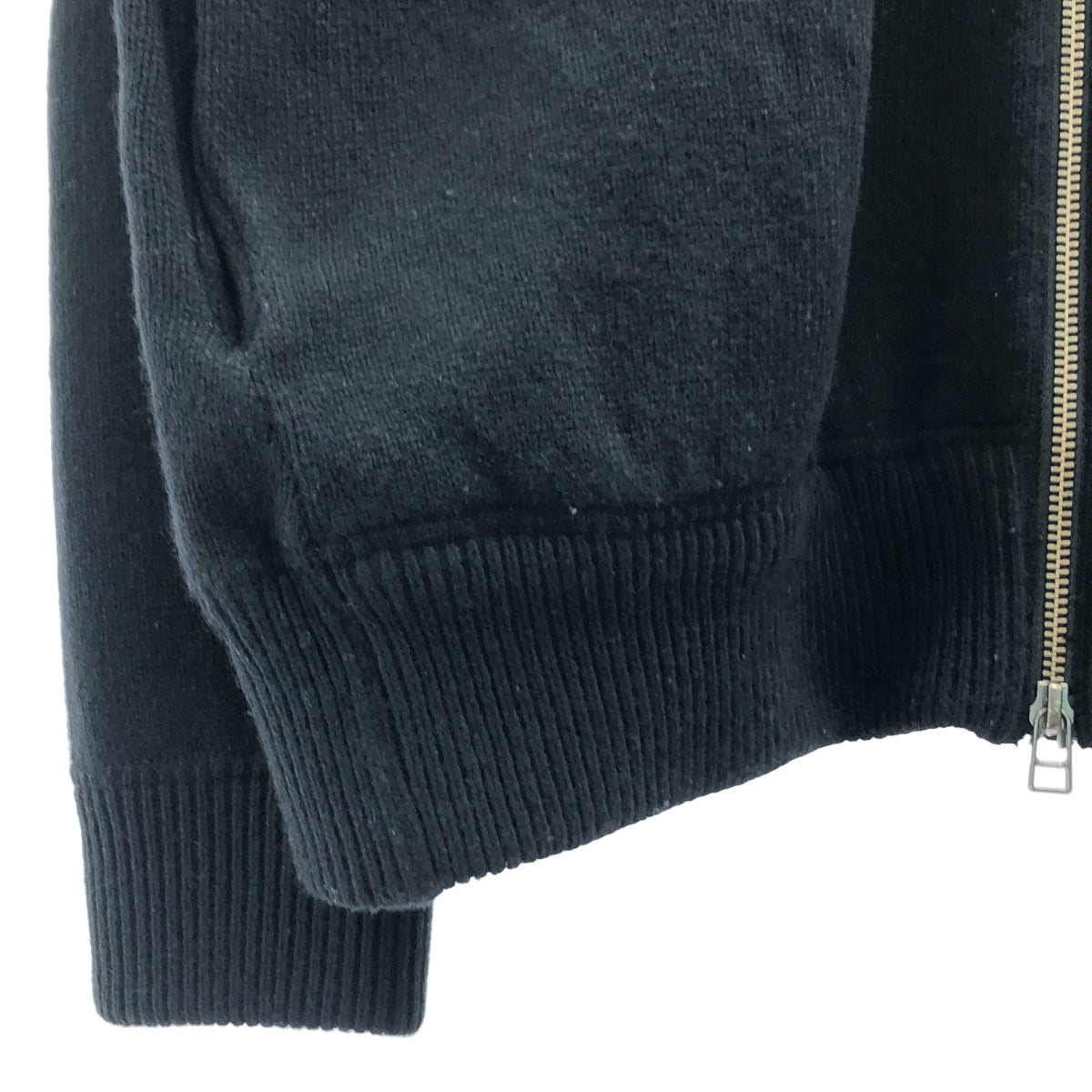 Crepuscule | 羊毛針織拉鍊外套/束腰外套 | 尺寸 2 | 黑色 | 男款