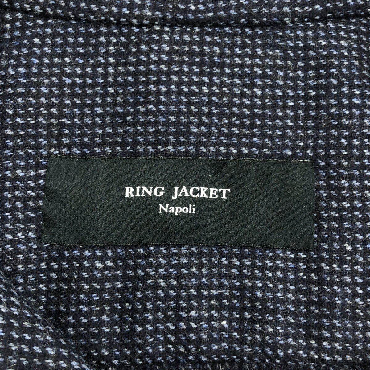 戒指外套 | 100% 羊絨雙口袋襯衫外套 | L 碼 | 男士