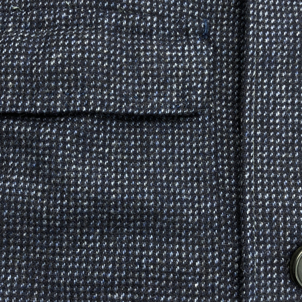 戒指外套 | 100% 羊絨雙口袋襯衫外套 | L 碼 | 男士