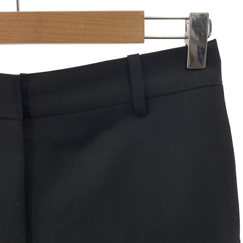 Deuxieme Classe / ドゥーズィエムクラス | Wool Mohair Sleeve Zip Straight Pants ウール モヘア 裾ジップ ストレートパンツ | 36 | レディース
