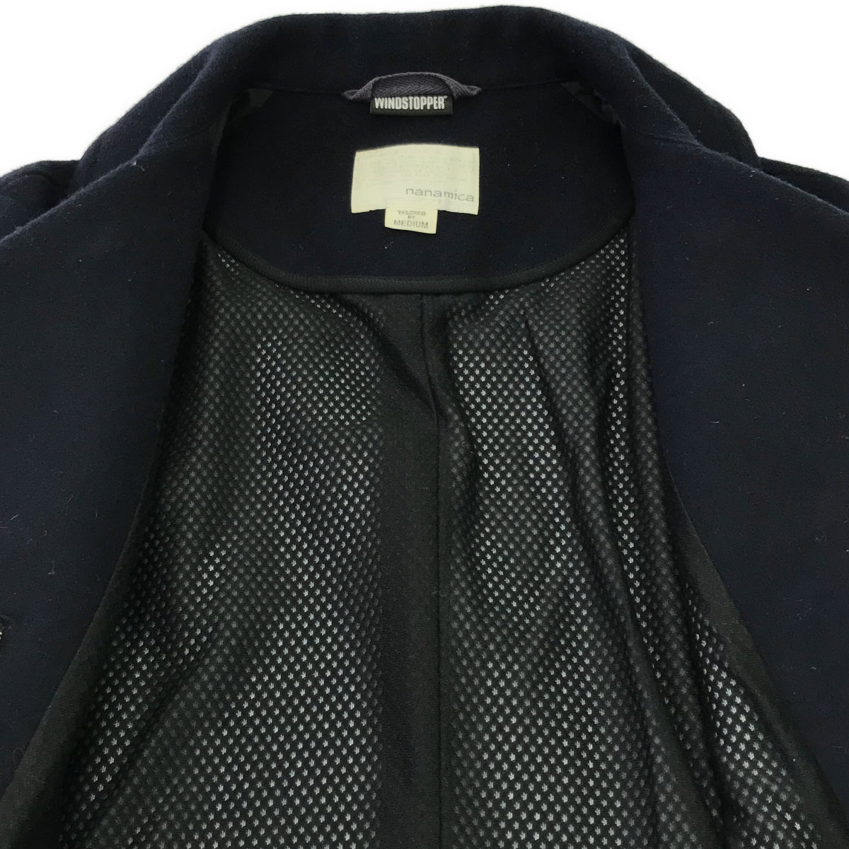 nanamica / ナナミカ | WINDSTOPPER / ウインドストッパー  PEA COAT / ウール Pコート | M | メンズ