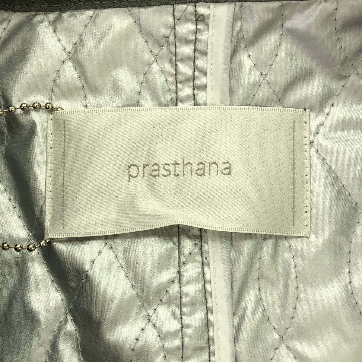 [New] prasthana / Prasthana | quilting field coat | S | Khaki | Men's