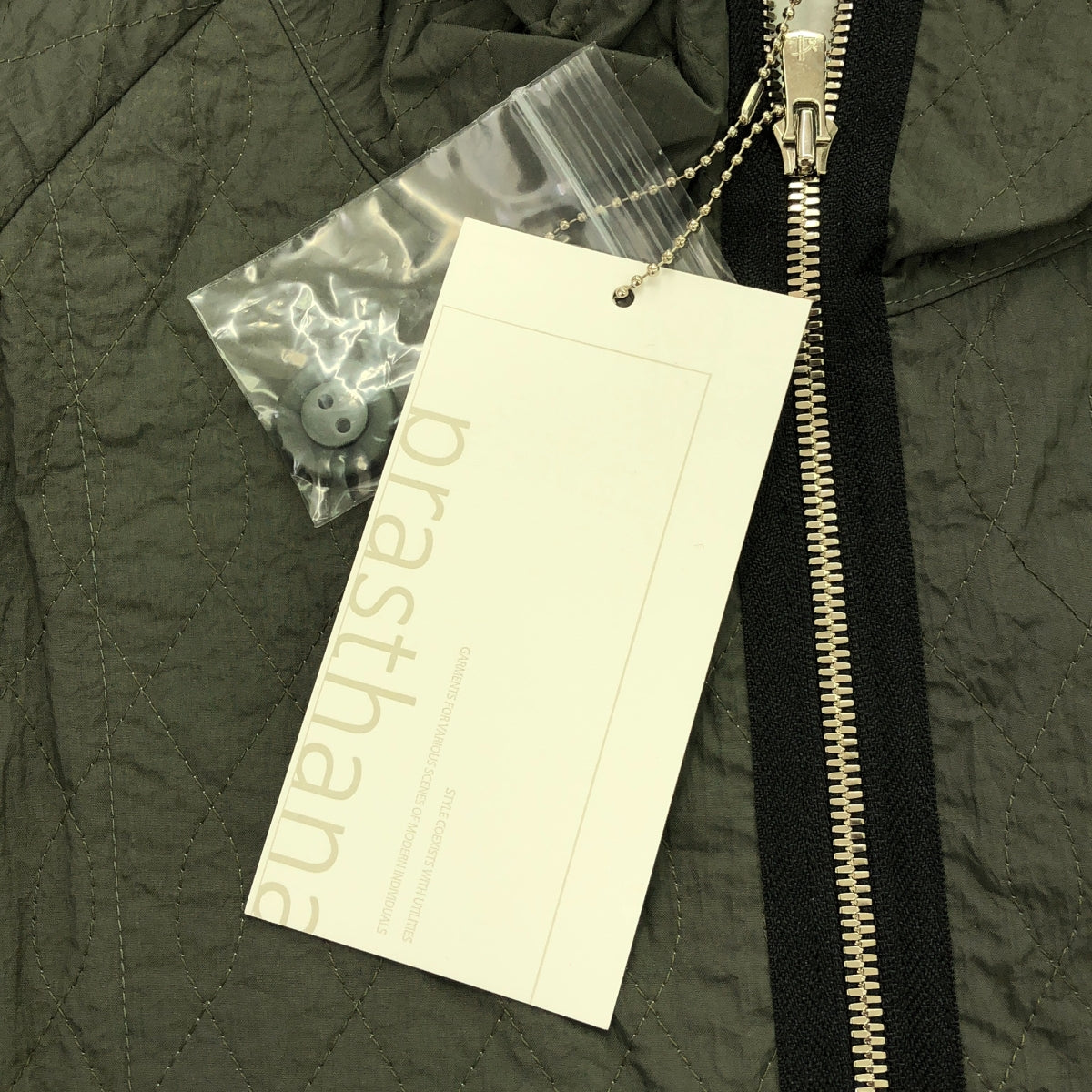 [New] prasthana / Prasthana | quilting field coat | S | Khaki | Men's