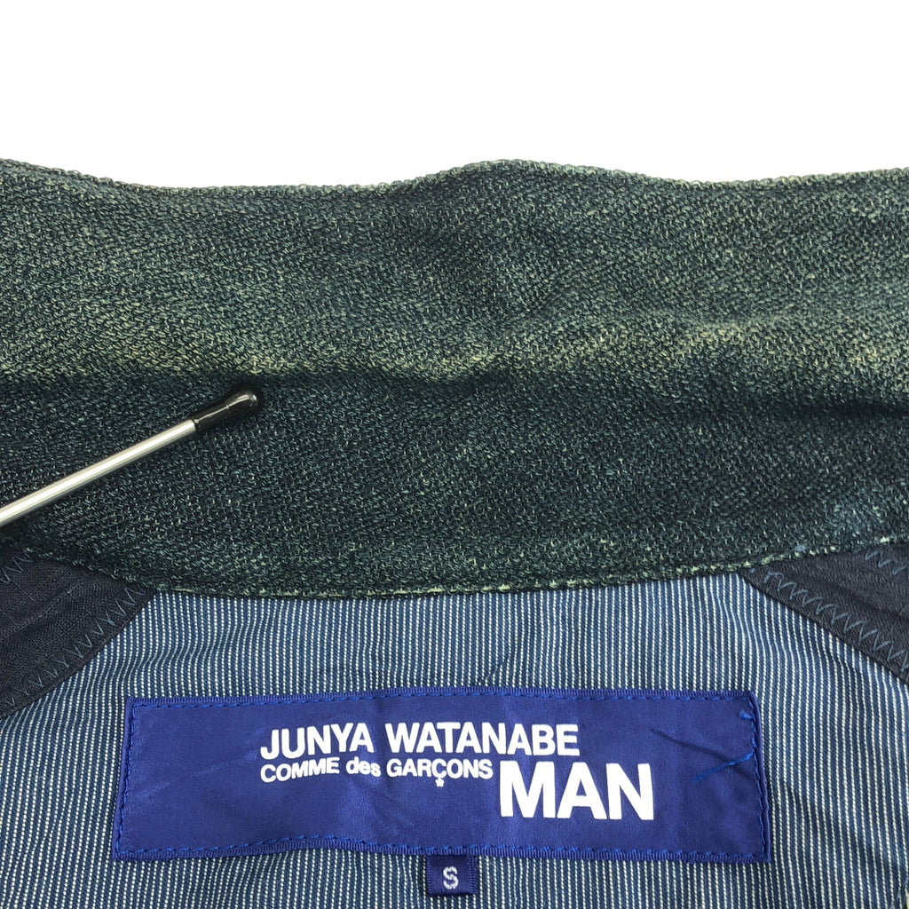 JUNYAWATANABE COMME des GARÇONS MAN | 2016 春夏系列 | 肘部貼片 Logo 紐扣單排扣外套 | S 碼 | 男士