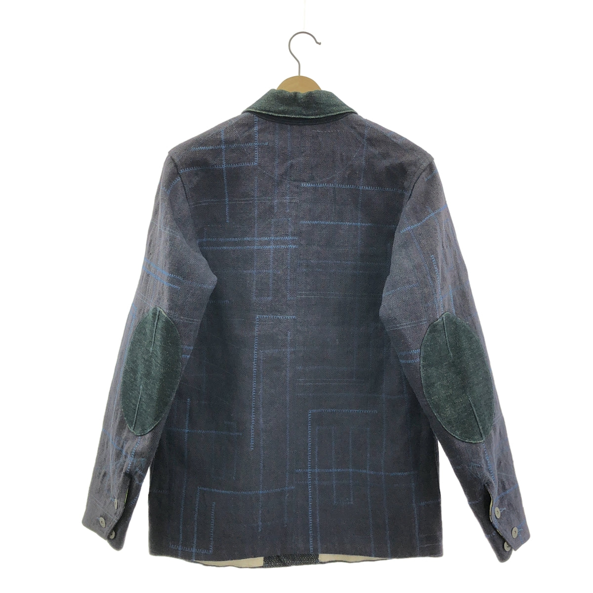 JUNYAWATANABE COMMEdesGARCONS MAN / 준야와타나베만 | 2016SS | 엘보 패치 로고 버튼 싱글 브레스트 재킷 | S | 남성