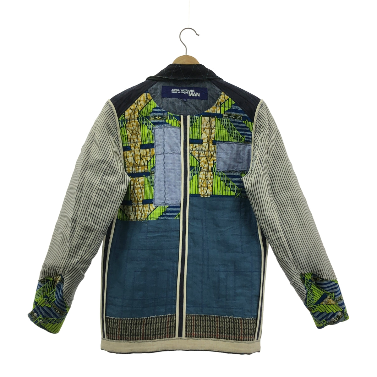 JUNYAWATANABE COMME des GARÇONS MAN | 2016 春夏系列 | 肘部貼片 Logo 紐扣單排扣外套 | S 碼 | 男士