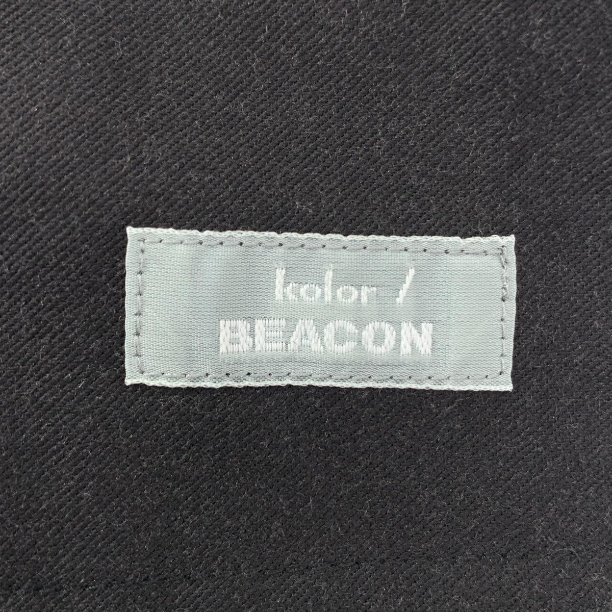kolor BEACON / 컬러 비콘 | 울 플란넬 셔링 테이퍼드 팬츠 | S | 그레이 | 남성