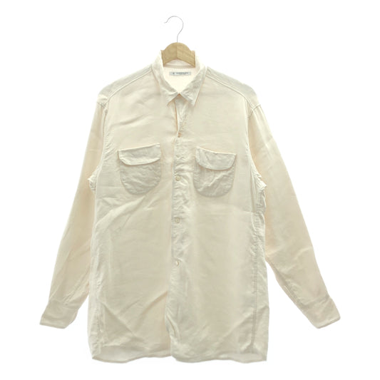 MAATEE &amp; SONS / 마티 &amp; 샌즈 | NOT A PLAIN SHIRTS 린넨 실크 이중직 셔츠 | 2 | 남성