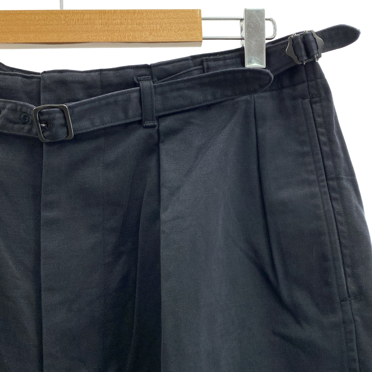 Kaptain Sunshine / 캡틴 선샤인 | 2020AW | Gurkha Trousers / 사이드 조정 버클 2 턱 와이드 팬츠 | 34 | 남성