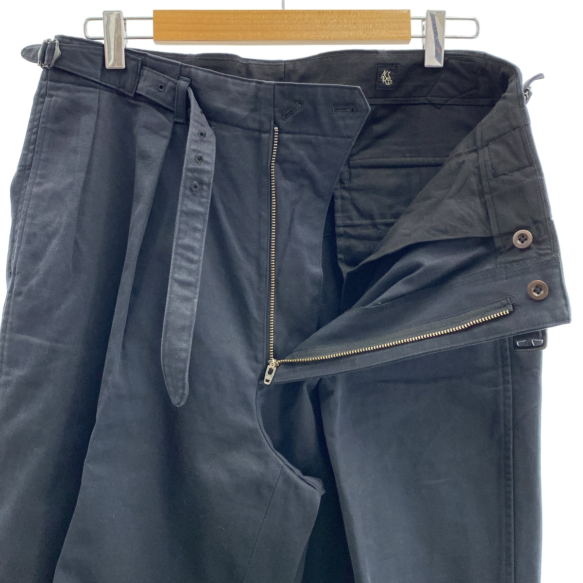 Kaptain Sunshine / 캡틴 선샤인 | 2020AW | Gurkha Trousers / 사이드 조정 버클 2 턱 와이드 팬츠 | 34 | 남성