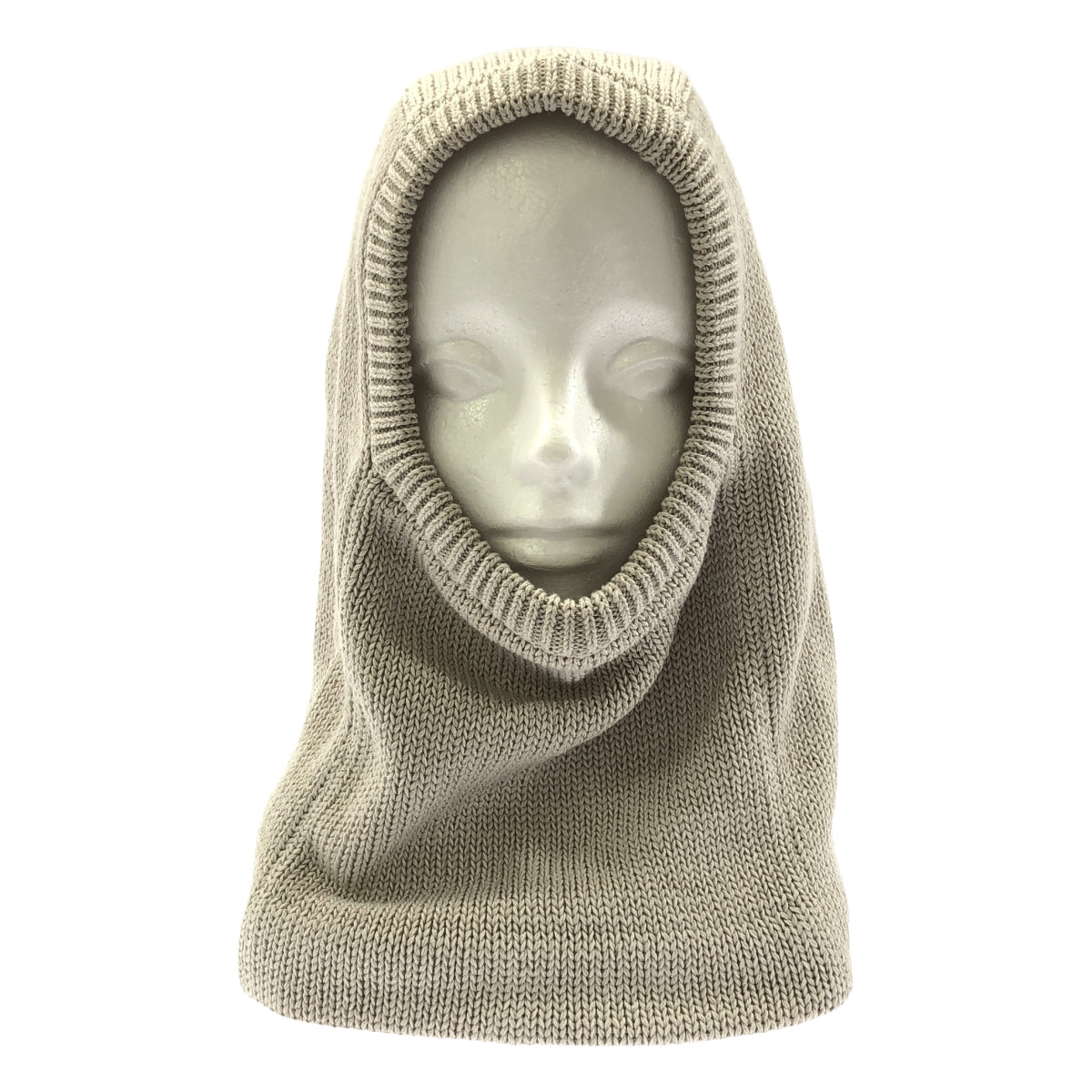 【美品】  AK+1 / エーケーワン | 2022AW | ニットフーディー | F | ライトグレー | レディース