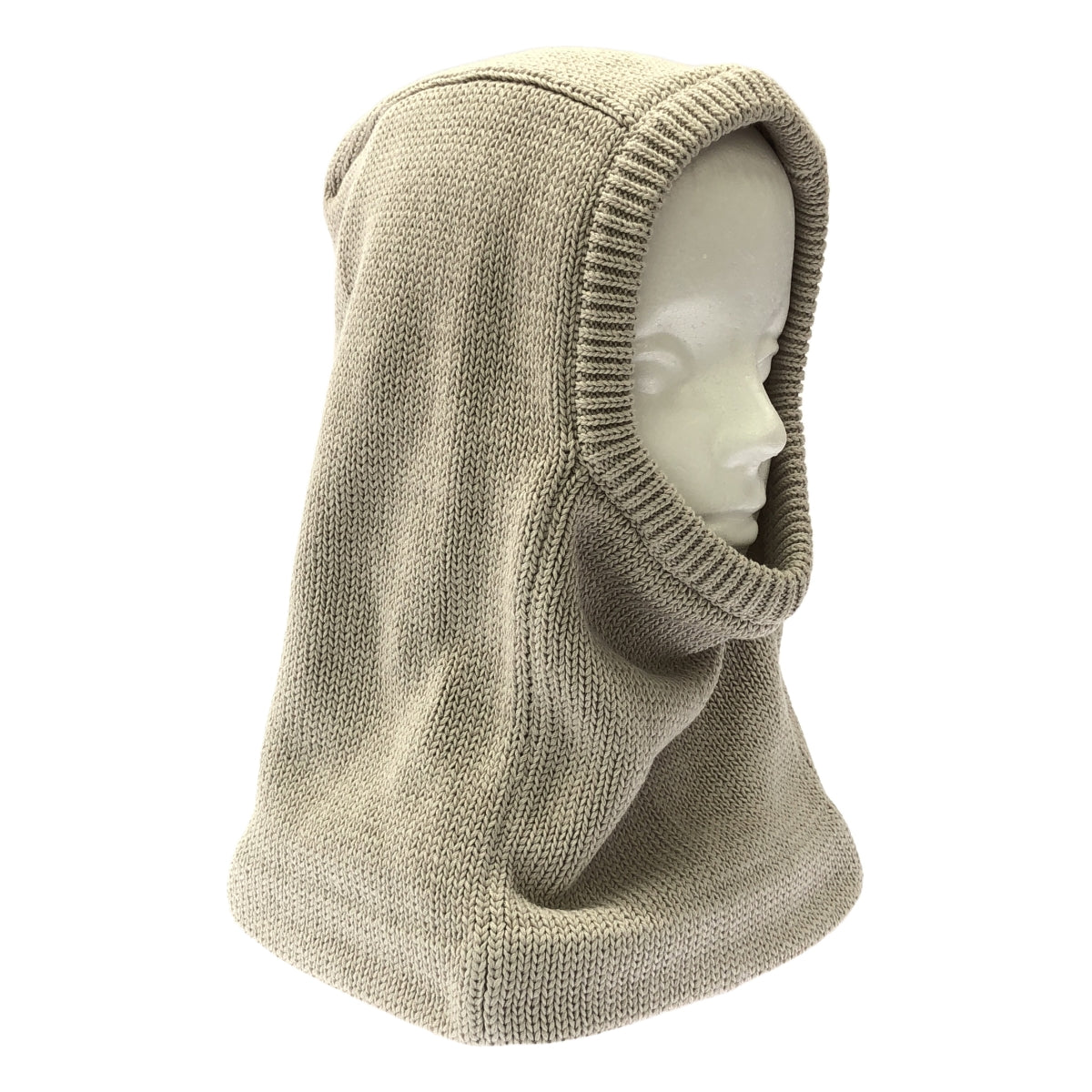 【美品】  AK+1 / エーケーワン | 2022AW | ニットフーディー | F | ライトグレー | レディース