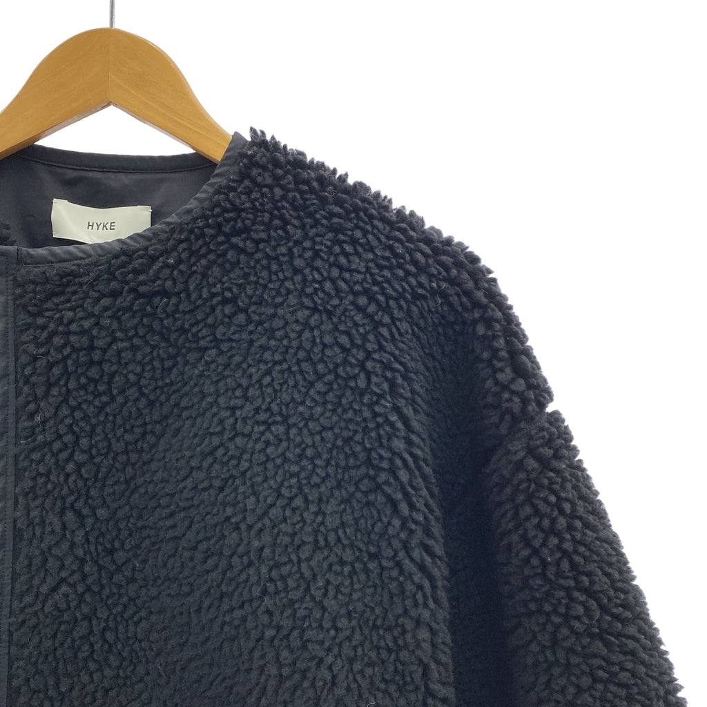 HYKE / 하이크 | FAUX SHEARLING COAT 보아노 컬러 롱 코트 | 1 | 여성