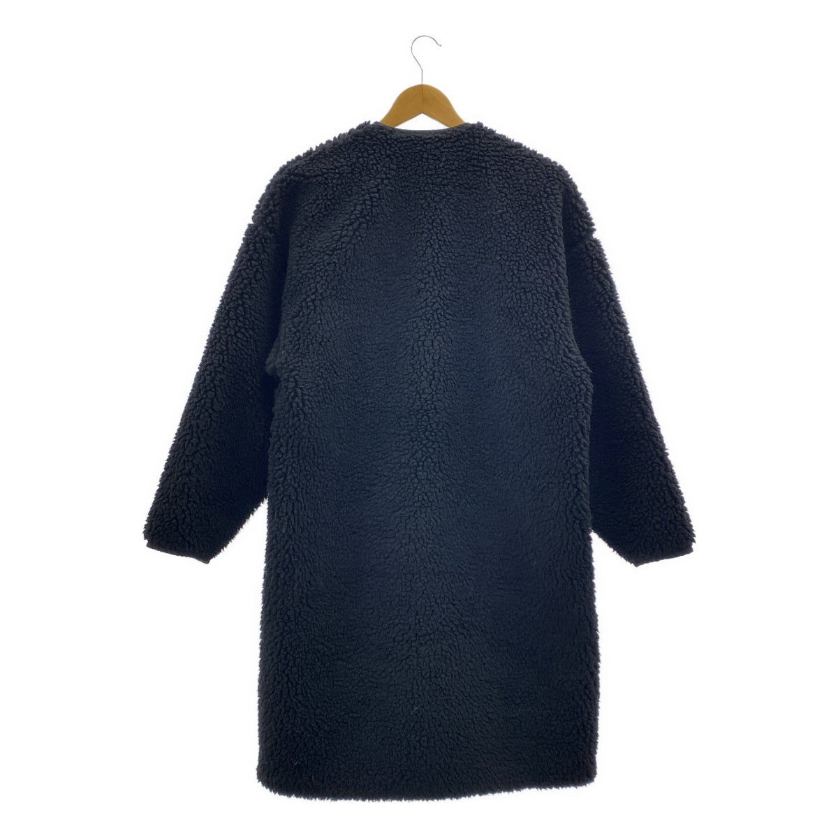 HYKE / 하이크 | FAUX SHEARLING COAT 보아노 컬러 롱 코트 | 1 | 여성