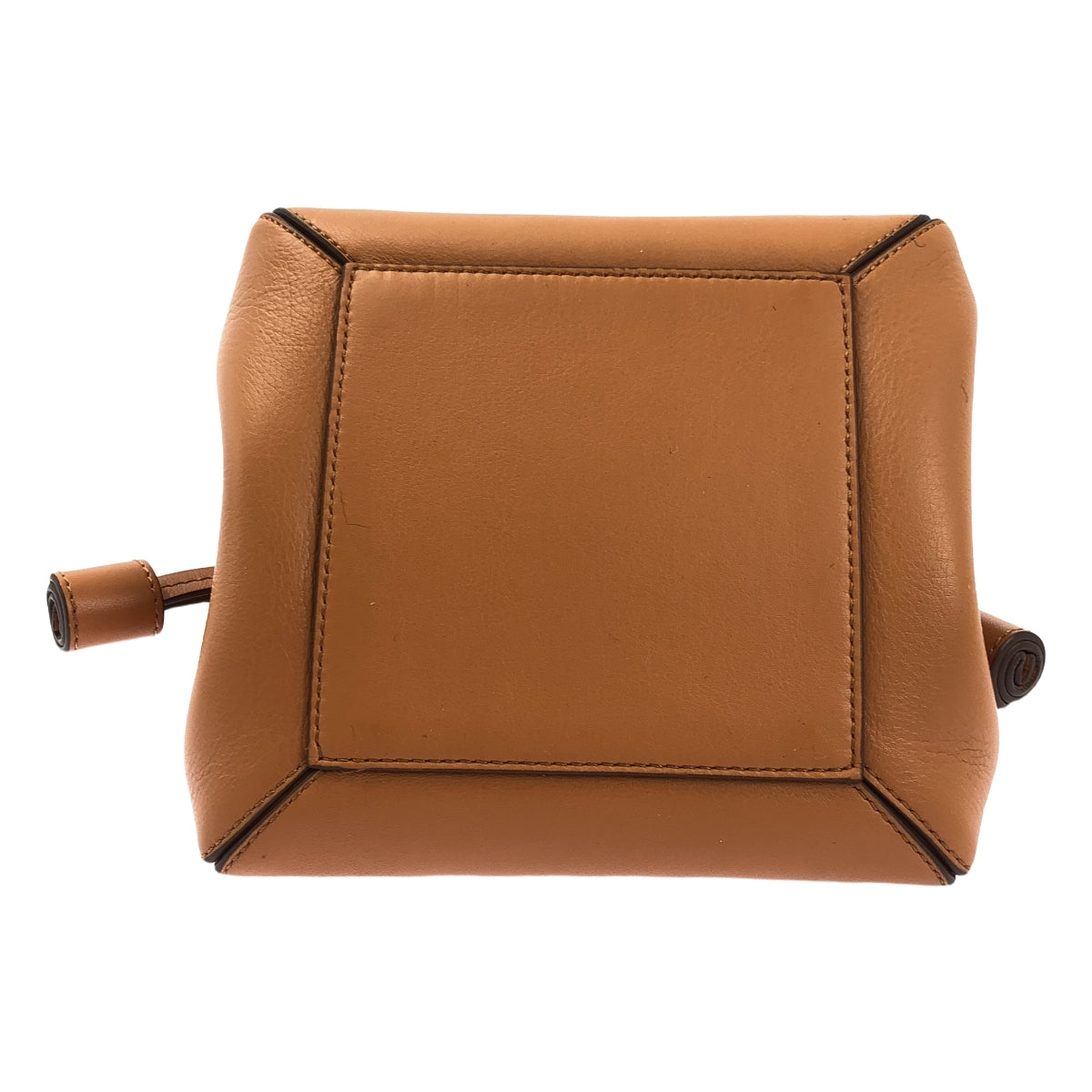 【미품】 J&amp;M DAVIDSON / 제이앤엠 데이비슨 | 2022SS | journal standard L'essage 취급 / BELLE MINI / 가죽 뜨개질 핸드 토트 백 | 브라운 | 여성