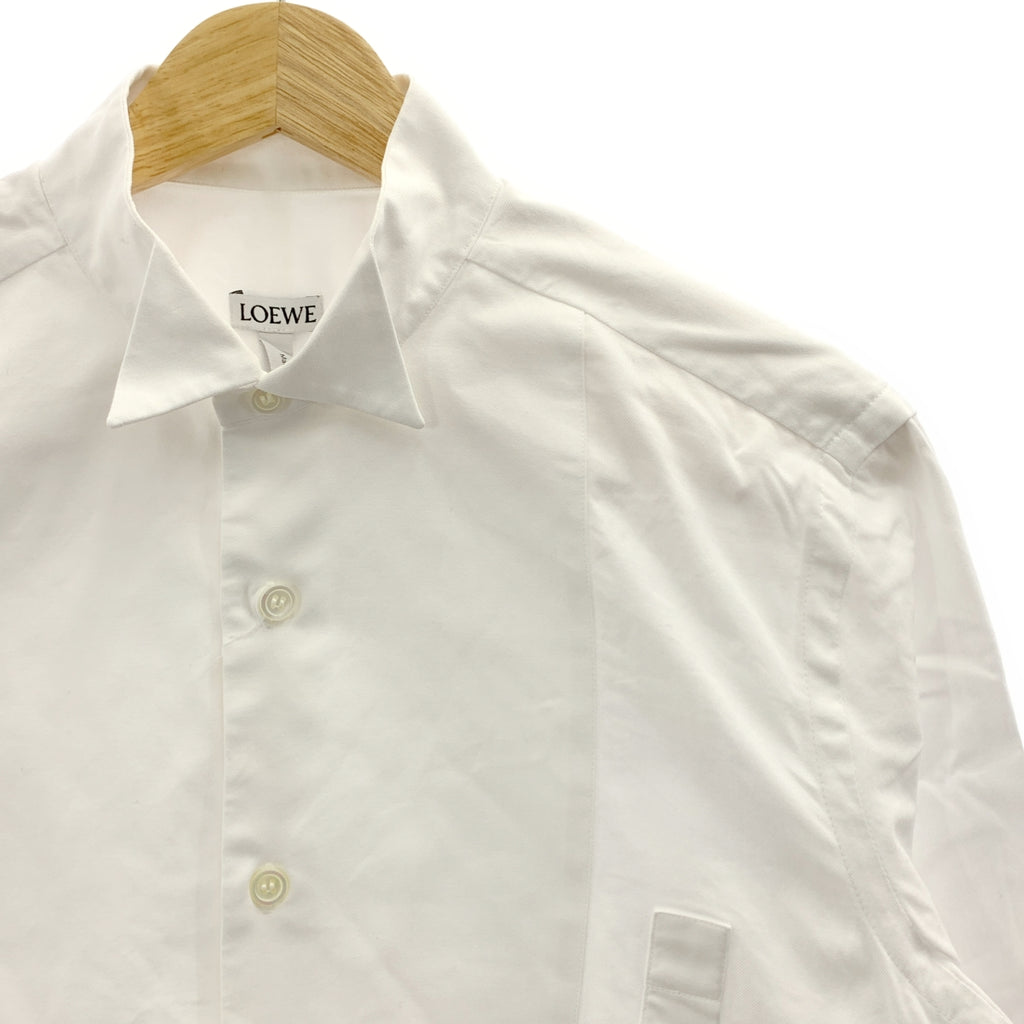 LOEWE / 로에베 | 아나그램 원 포인트 로고 드레스 셔츠 | 38 | 남성