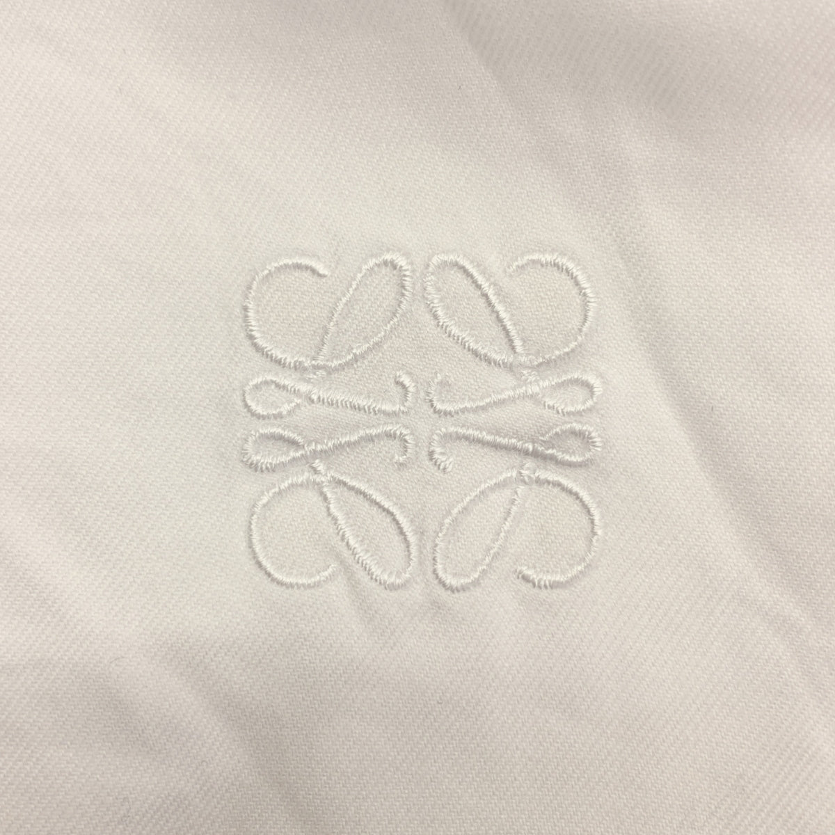 LOEWE / 로에베 | 아나그램 원 포인트 로고 드레스 셔츠 | 38 | 남성