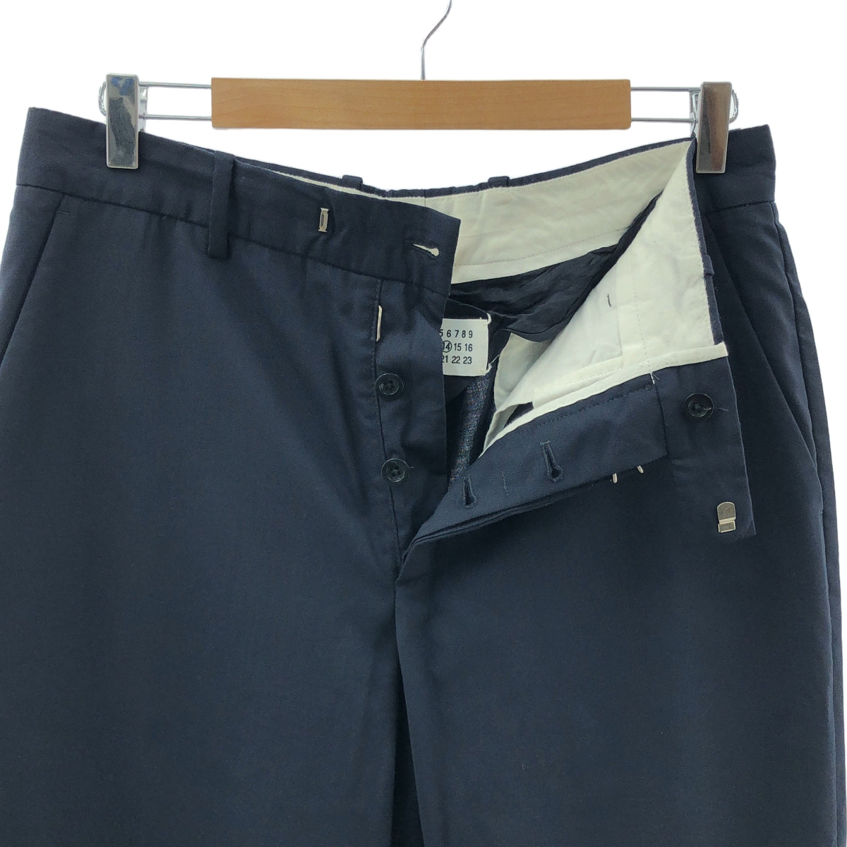 Maison Margiela | 羊毛長褲 | 48 | 海軍藍 | 男款