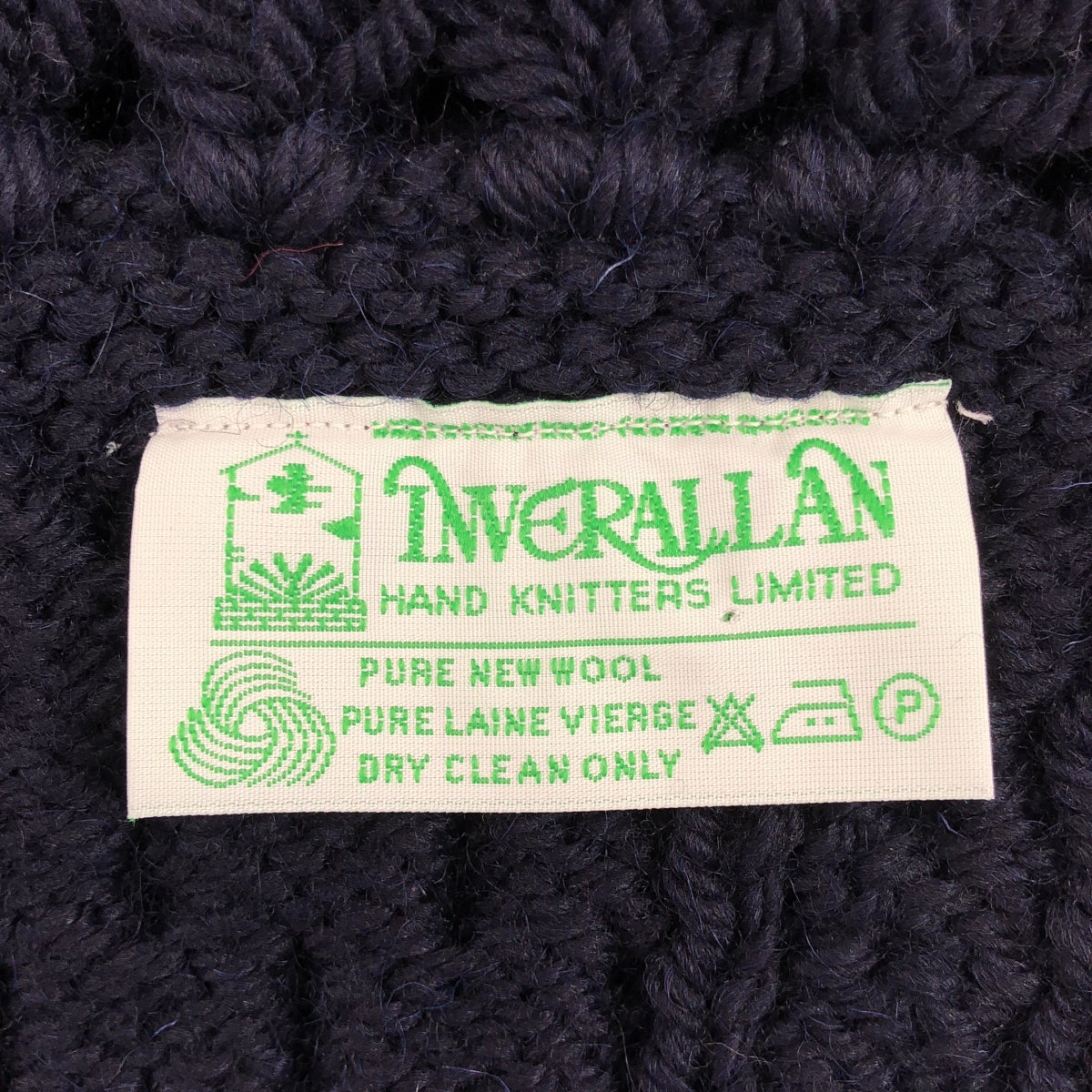 INVERALLAN / 인버 앨런 | 울 핸드 니트 프린지 머플러 |